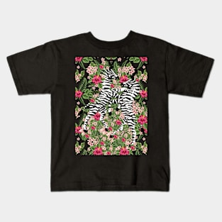 The Zebra on Fight Kids T-Shirt